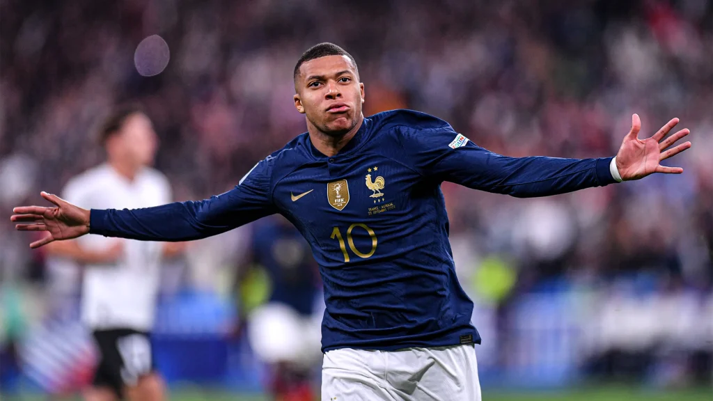 Kylian Mbappe France Austria 2022