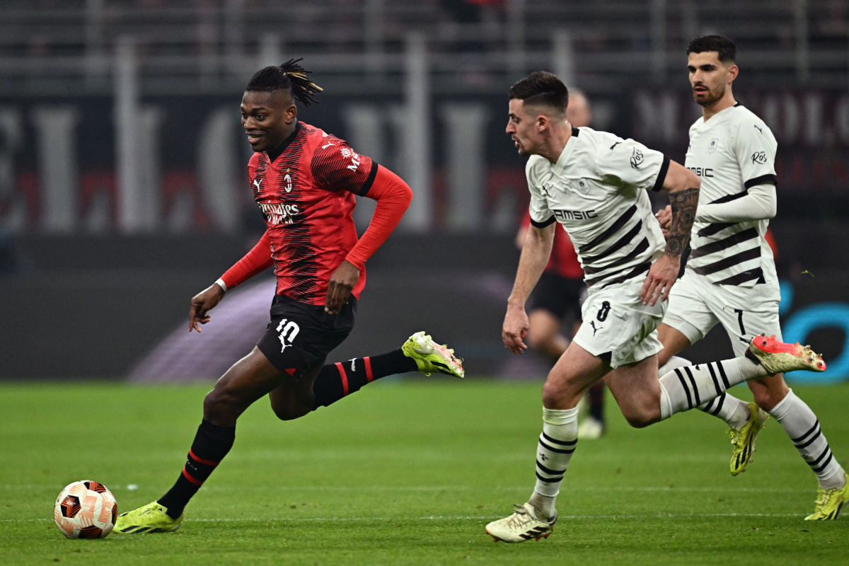 Rafael Leao Milan Rennes