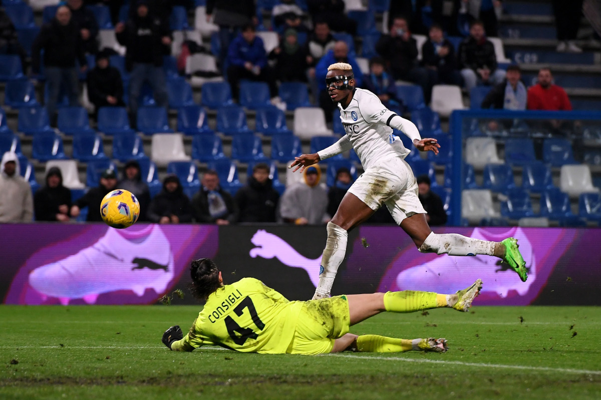 Victor Osimhen Napoli Sassuolo goal