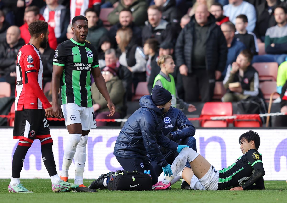 sheffield united v brighton and hove albion premier league mitoma