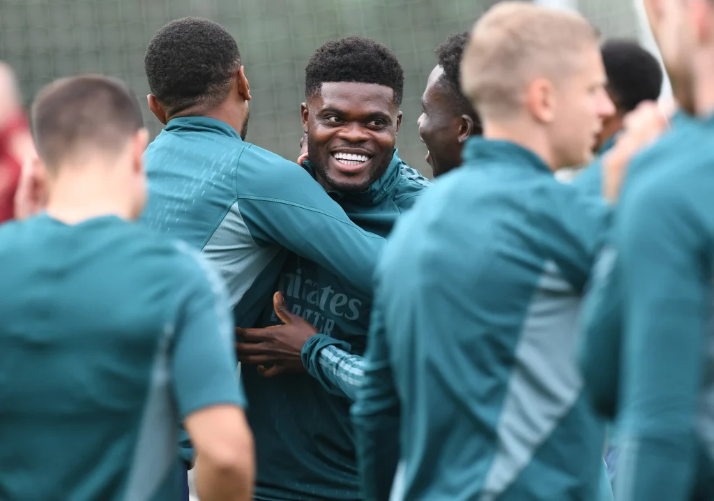 thomas partey arsenal training session 849527635