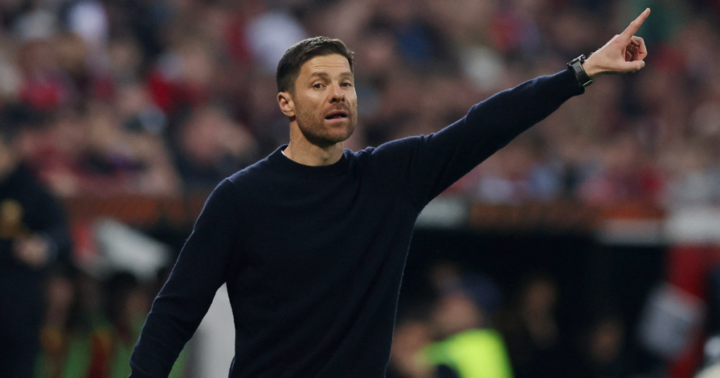 Bayer Leverkusen coach Xabi Alonso