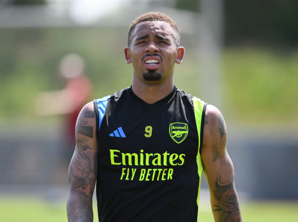 gabriel jesus arsenal training session 835697814