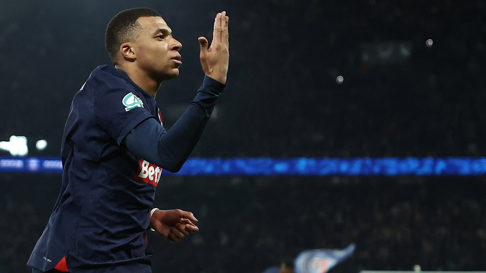 kylian mbappe psg v nice coupe de france 2024